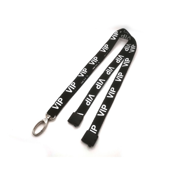 Bilde av VIP black lanyard / keyhanger 15 mm with metal lobster clip. 60270590 (DE,SE,NO,FI,RO,PL)